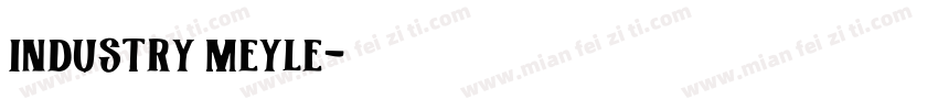 industry meyle字体转换